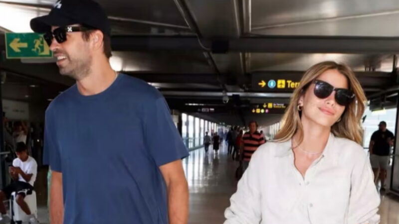 Piqué y Clara Chía