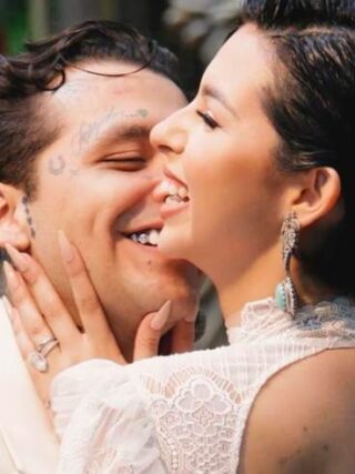 Christian Nodal y Ángela Aguilar