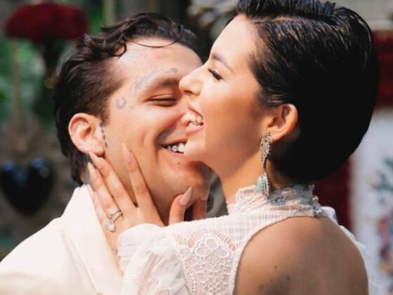 Christian Nodal y Ángela Aguilar