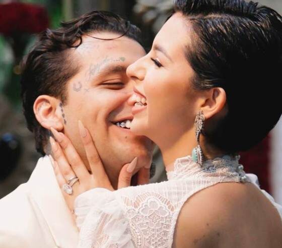 Christian Nodal y Ángela Aguilar