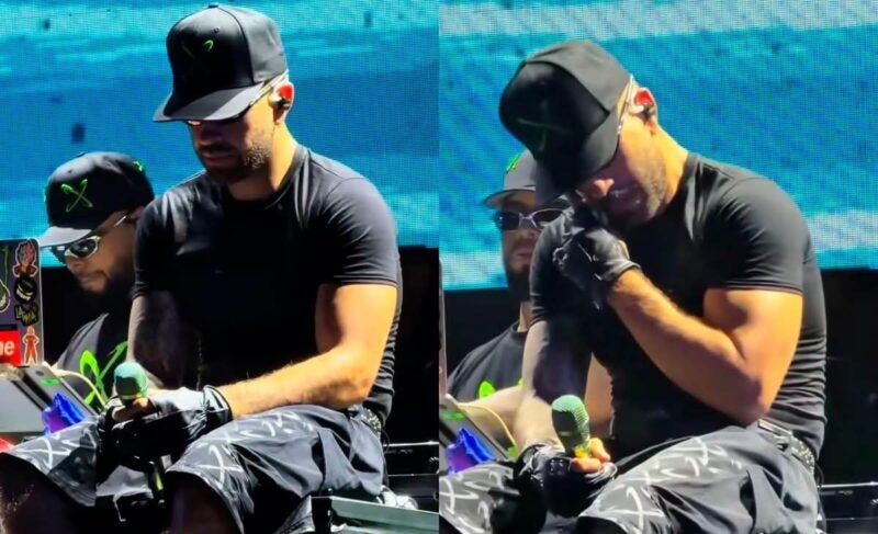 Feid rompe en llanto